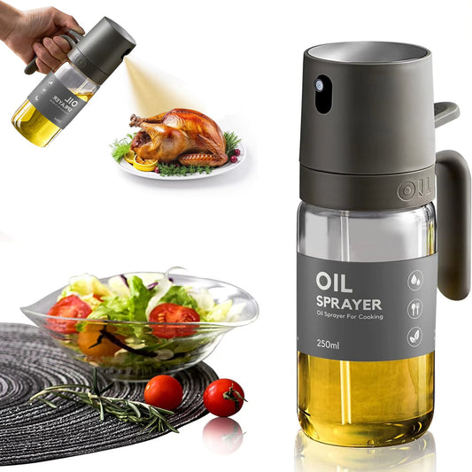 Spruzzatore di Olio in Vetro – Dosatore per Olio d'Oliva, BBQ, Forno e Cucina Sana